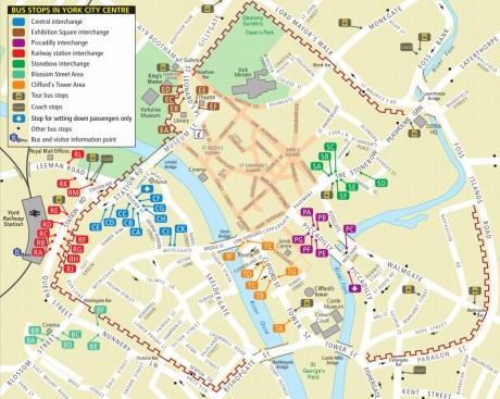 York Park And Ride Map Park & Ride – Itravel York